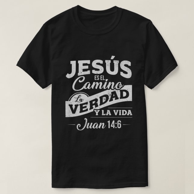 Camisas de Jesus con versiculos de la Biblia T Shirt (Design framsida)