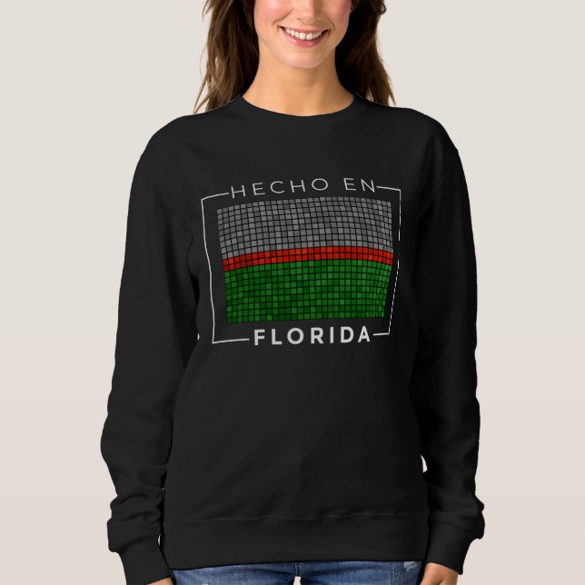 Camisas de Puerto Rico Hecho En Florida City T Shirt (Framsida)