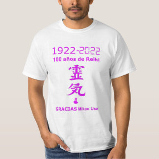 Camiseta 100 Años de Reiki T Shirt