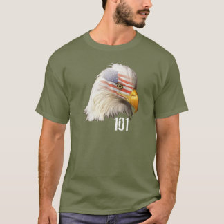 Camiseta 101st AB con águila y bandera U.S.A - M1 Tee