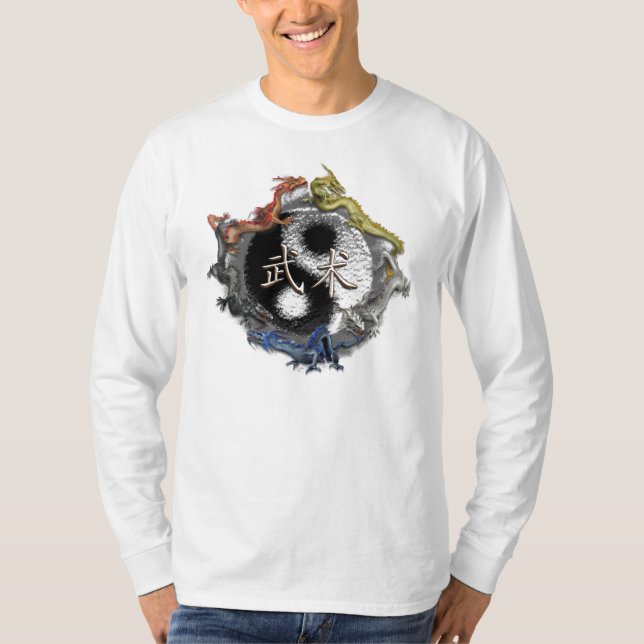Camiseta 5 dragoneswushu t-shirt (Framsida)