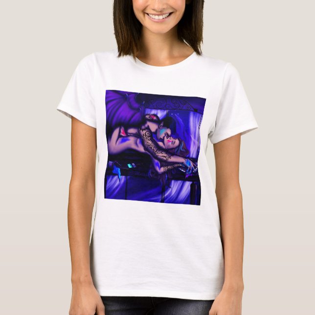 Camiseta Acotar Rhys y Feyre  T Shirt (Framsida)