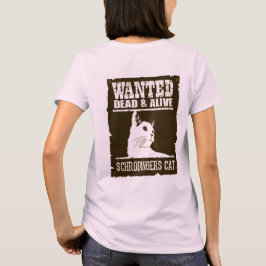 Camiseta Adulto Schrodinger's Cat - Light - Back T Shirt