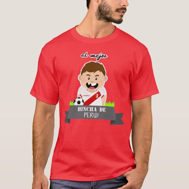 Camiseta Adulto Seleccion Peru - Copa America 2021 T Shirt (Framsida)