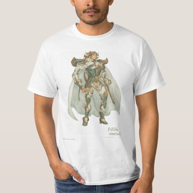 Camiseta Aioria Leão cavaleiros do zodíaco T Shirt (Framsida)