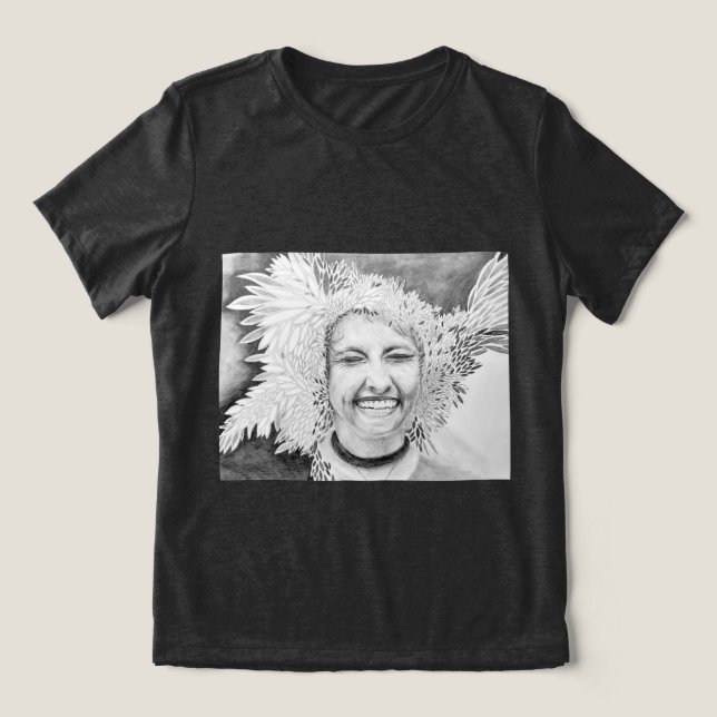 Camiseta Alegria (com desenho artístico autoral) T Shirt (Design Framsida)
