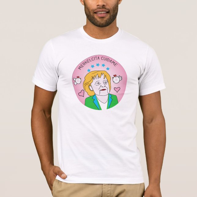 Camiseta Angela Merkel Merkelcita Plis Tröja (Framsida)