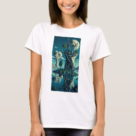 Camiseta artist style fake lake t shirt