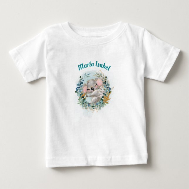 Camiseta Baby Shower T Shirt (Framsida)