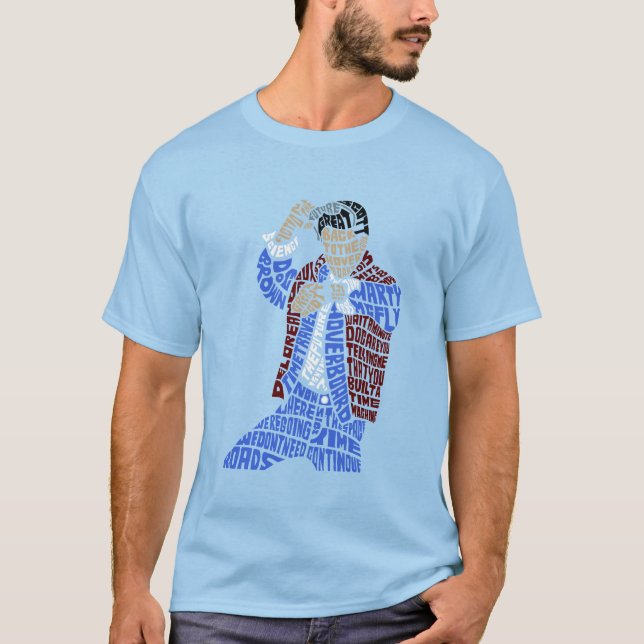 Camiseta "Back to the Hoverboard" – Viaje al Futur T Shirt (Framsida)