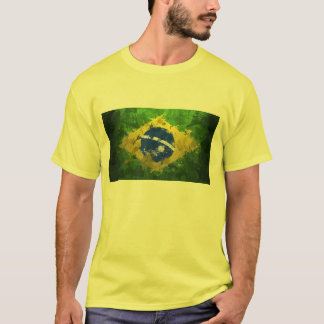 CAMISETA BANDEIRA DO BRASIL PINTADA TRÖJA