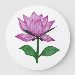 Camiseta básia mujer, con flor rosada stor klocka