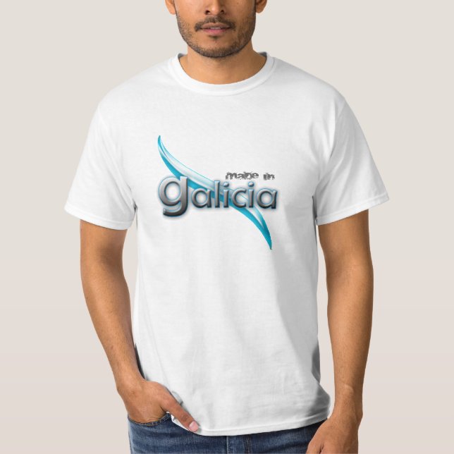 Camiseta basica Galicia made in "galicia" talla L Tröja (Framsida)