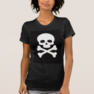 Camiseta Bella+Canvas Caveira e Ossos Minimalista T Shirt