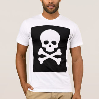 Camiseta Bella+Canvas Caveira e Ossos Minimalista T Shirt