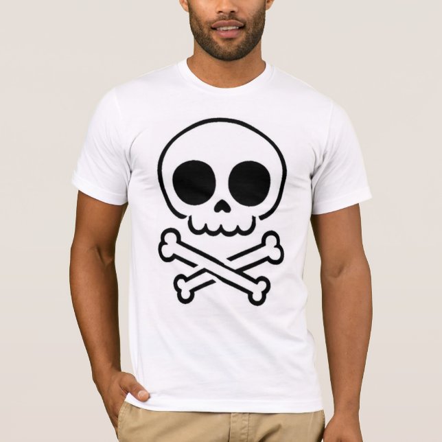 Camiseta Bella+Canvas Jolly Roger Fofo T Shirt (Framsida)