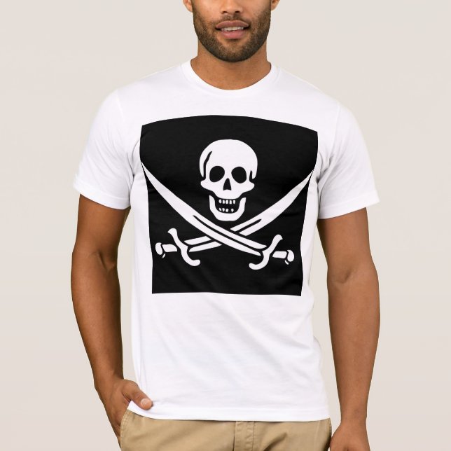 Camiseta Bella+Canvas Jolly Roger T Shirt (Framsida)