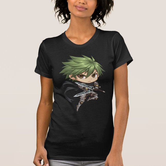 Camiseta Bella+Canvas Lâmina Chibi [M] T Shirt (Framsida)