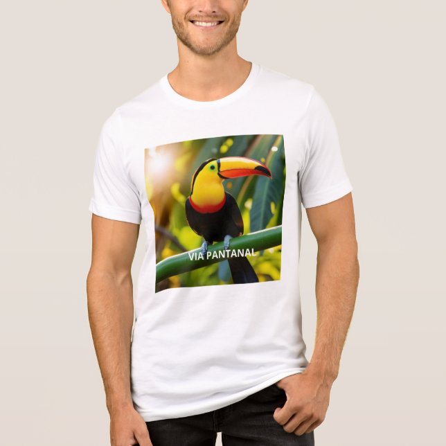 Camiseta Bella+Canvas Tri-blend Tucano T Shirt (Framsida)