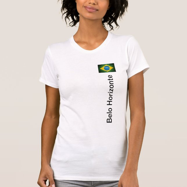 Camiseta Belo Horizonte Brasil T Shirt (Framsida)