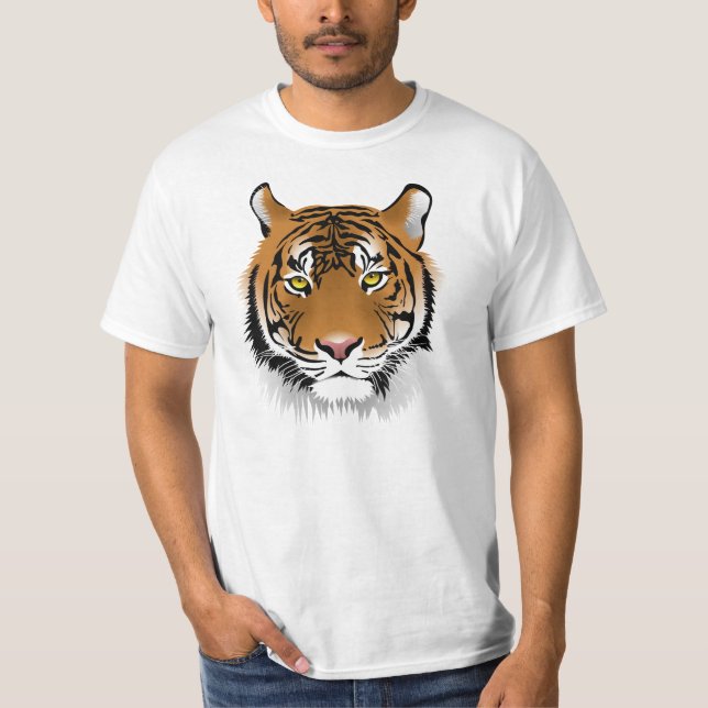 Camiseta Blanca atigrada T-shirt (Framsida)