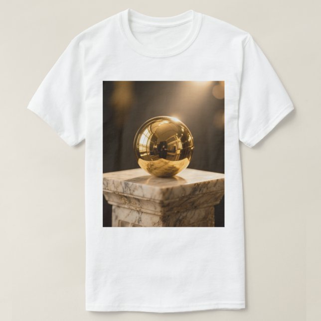 Camiseta bola dourada t shirt (Design framsida)