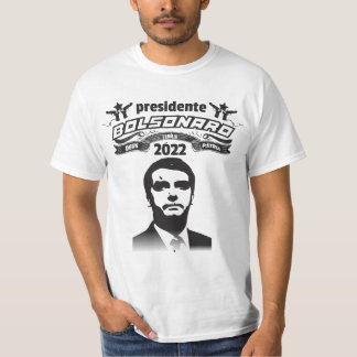 CAMISETA BOLSONARO PRESIDENTE T SHIRT