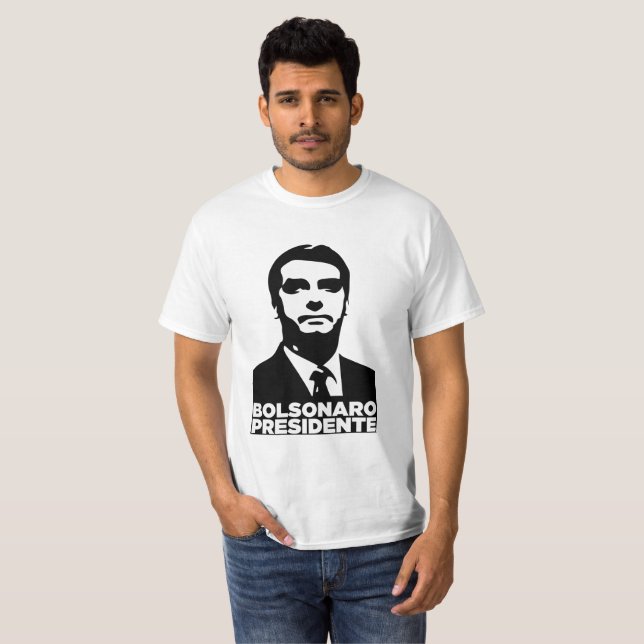 Camiseta Bolsonaro Presidente Tee Shirt (Hel framsida)