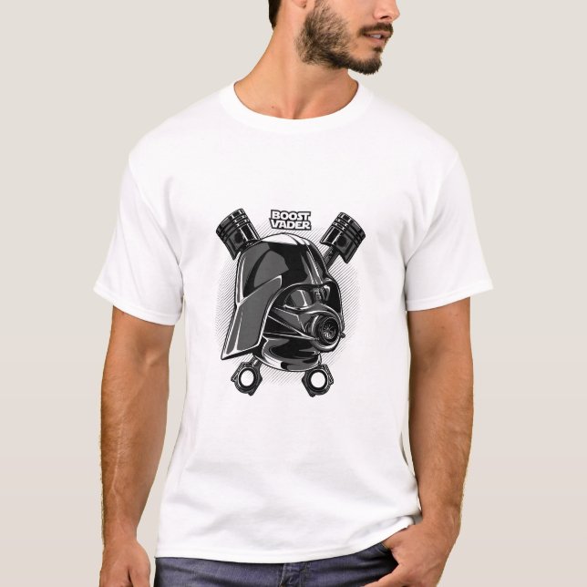 Camiseta Boost Vader – Poder y Velocidad del Autom T Shirt (Framsida)