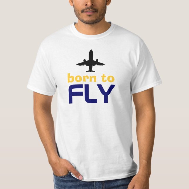 Camiseta Born to Fly - MaR Style 2010 T-shirt (Framsida)