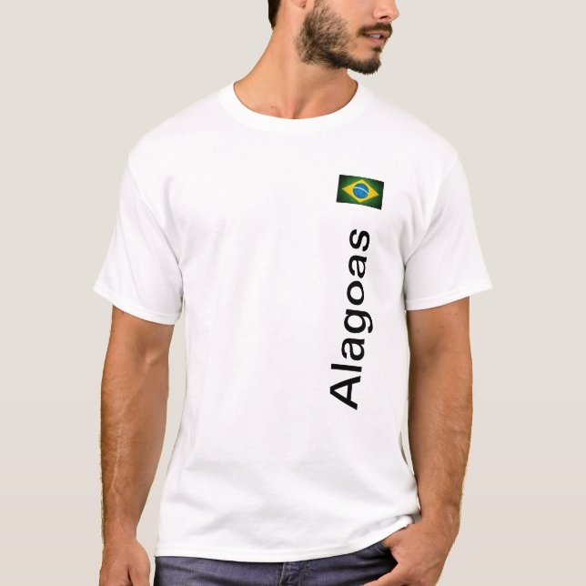 Camiseta Brasil Alagoas T Shirt (Framsida)