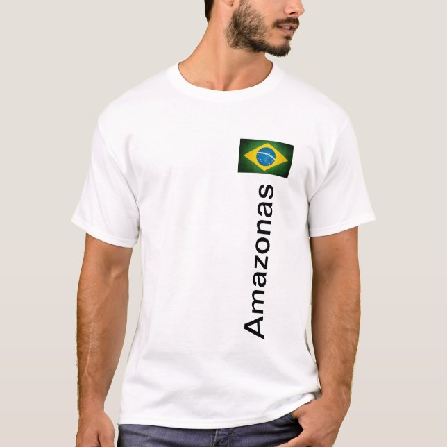 Camiseta Brasil  Amazonas T Shirt (Framsida)