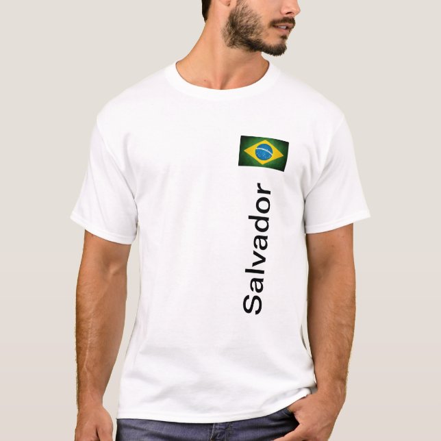 Camiseta Brasil Salvador T Shirt (Framsida)