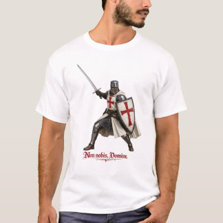 Camiseta caballero templario - Non nobis, Domine T Shirt