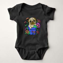 camiseta cachorrinho fofo nas flores t shirt