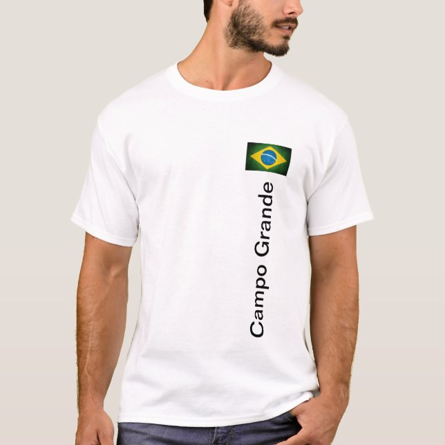 Camiseta Campo Grande Brasil T Shirt (Framsida)