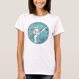 Camiseta Capoeira Feminina: Tocador de Berimbau T Shirt