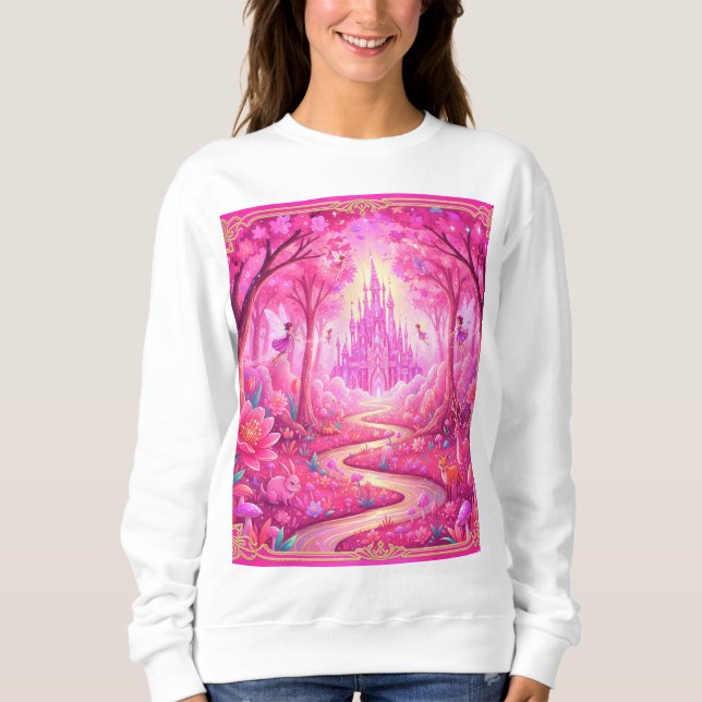 Camiseta castelo rosa encantado t shirt (Framsida)