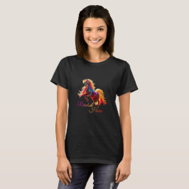 Camiseta Cavalo Arco-Íris T Shirt