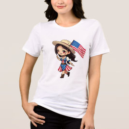 Camiseta chibi Estampado divertido Moda casual Art T Shirt