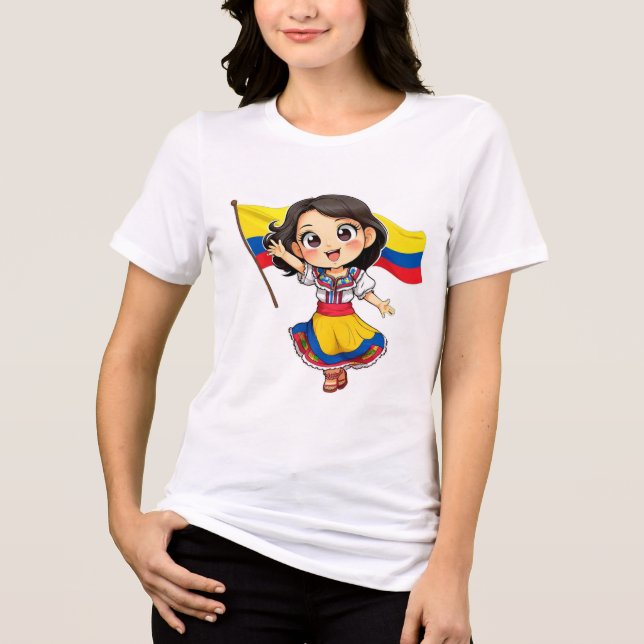 Camiseta chibi Estampado divertido Moda casual Art T Shirt (Framsida)