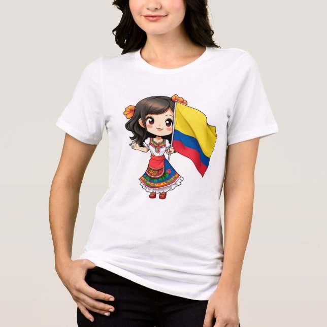 Camiseta chibi Estampado divertido Moda casual Art T Shirt (Framsida)
