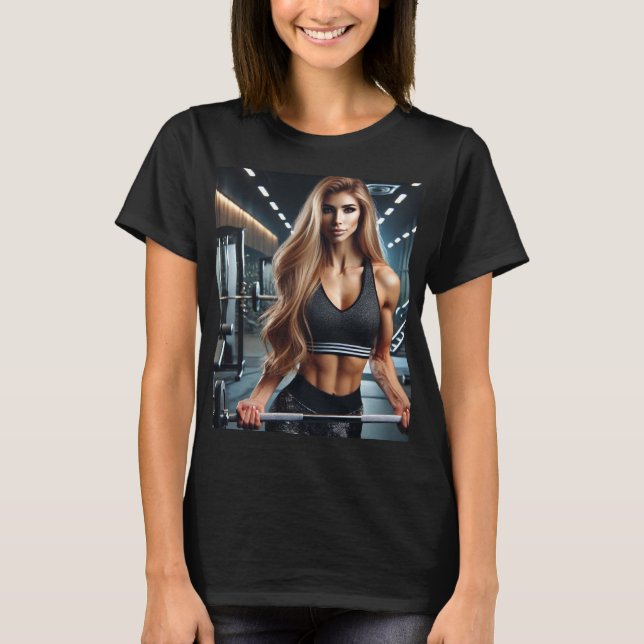 Camiseta Chica Fitness T Shirt (Framsida)