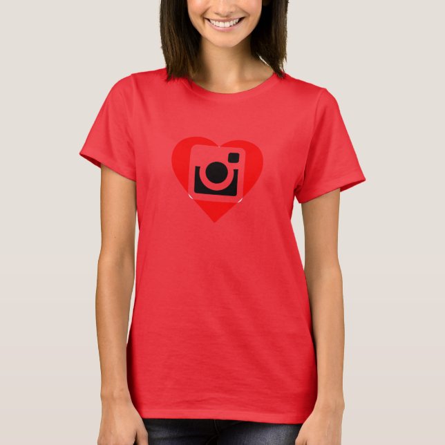Camiseta chica Instagram Älskare Tee (Framsida)