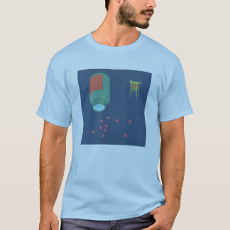 camiseta chill pill azul tee shirt