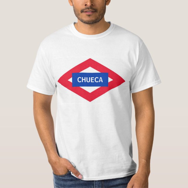 Camiseta Chueca Oso Madrid recuerdoT-tröja T Shirt (Framsida)