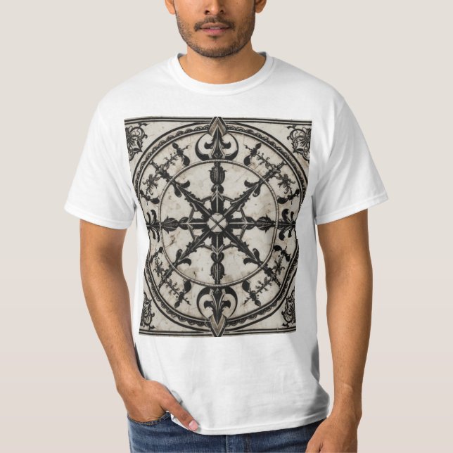 Camiseta Círculo Místico T Shirt (Framsida)
