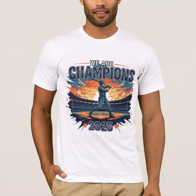 Camiseta colorida para la serie mundial 2025    t shirt (Framsida)