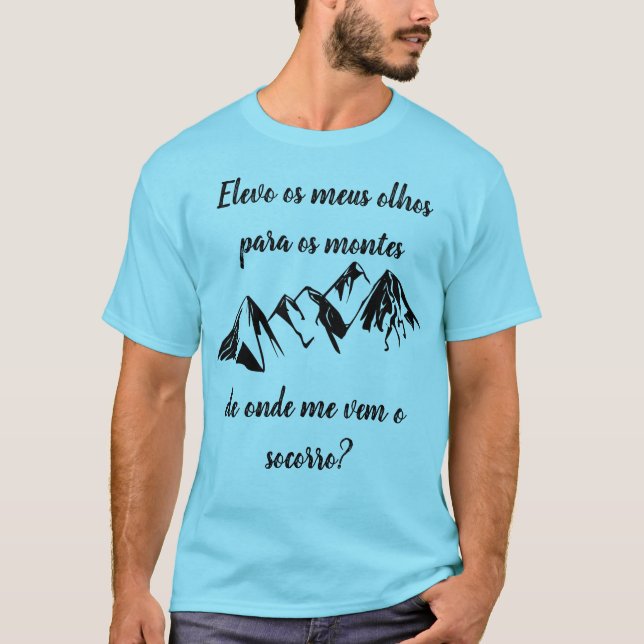 Camiseta com frase evangélica t shirt (Framsida)