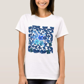Camiseta CON FLORES BLUE T Shirt